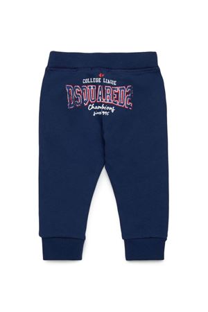 blue cotton trousers DSQUARED KIDS | DQ2867D0ACCDQ880